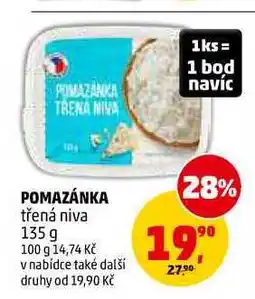 Penny Market POMAZÁNKA třená niva nabídka