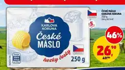 Penny Market ČESKÉ MÁSLO KARLOVA KORUNA nabídka