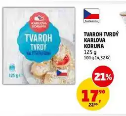 Penny Market TVAROH TVRDÝ KARLOVA KORUNA nabídka
