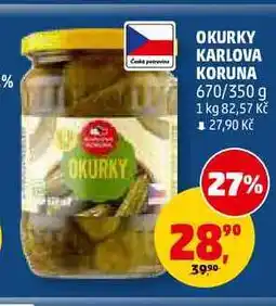 Penny Market OKURKY KARLOVA KORUNA nabídka