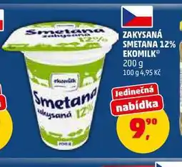 Penny Market ZAKYSANÁ SMETANA 12% EKOMILK nabídka