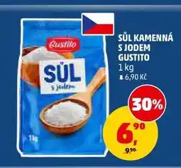 Penny Market SŮL KAMENNÁ S JODEM GUSTITO nabídka