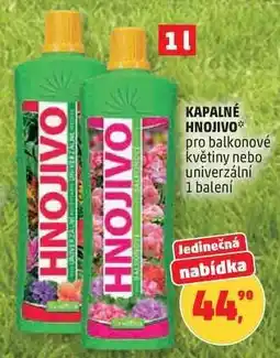 Penny Market Kapalné hnojivo nabídka