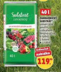 Penny Market ZAHRADNICKÝ SUBSTRÁT nabídka