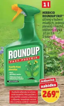 Penny Market HERBICID ROUNDUP FAST nabídka