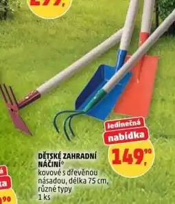 Penny Market Dětské zahradní náčiní nabídka