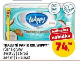 Penny Market TOALETNÍ PAPÍR XXL WIPPY nabídka