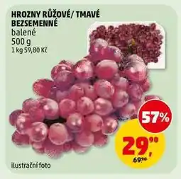 Penny Market Hrozny růžové tmavé bezsemenné nabídka