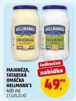Penny Market MAJONÉZA, TATARSKÁ OMÁČKA HELLMANN’S nabídka