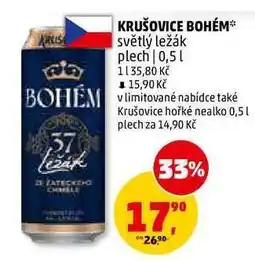 Penny Market Krušovice Bohém nabídka