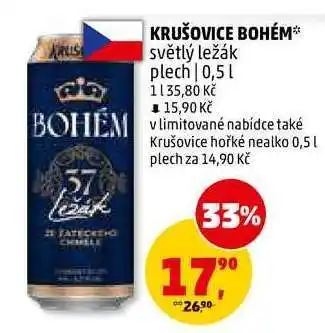 Penny Market Krušovice Bohém nabídka
