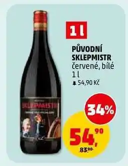 Penny Market PŮVODNÍ SKLEPMISTR červené, bílé nabídka