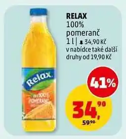 Penny Market RELAX 100% pomeranč 1 l nabídka