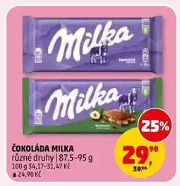 Penny Market ČOKOLÁDA MILKA nabídka
