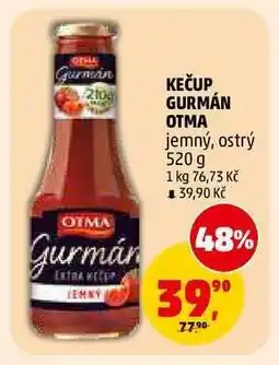 Penny Market KEČUP GURMÁN OTMA nabídka