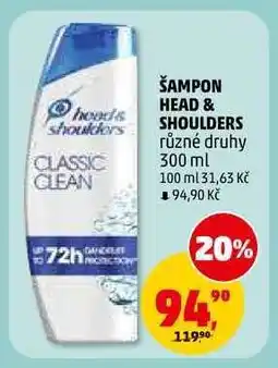 Penny Market ŠAMPON HEAD & SHOULDERS nabídka