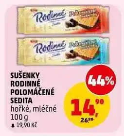 Penny Market SUŠENKY RODINNÉ POLOMÁČENÉ SEDITA nabídka