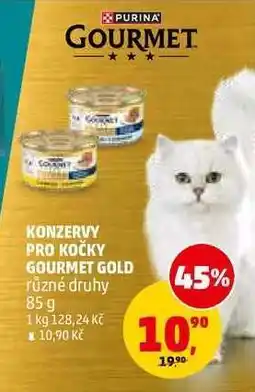 Penny Market KONZERVY PRO KOČKY GOURMET GOLD nabídka