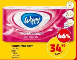 Penny Market TOALETNÍ PAPÍR WIPPY nabídka