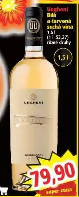 Norma Ungheni Bílá a červená suchá vína nabídka