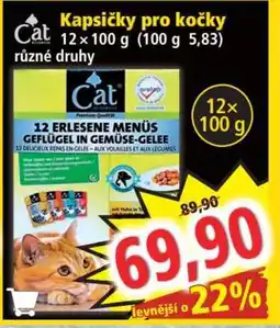 Norma Kapsičky pro kočky nabídka
