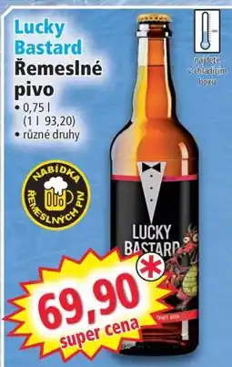 Norma Lucky Bastard Řemeslné pivo nabídka