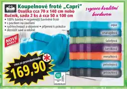 Norma Koupelnové froté „Capri“ nabídka