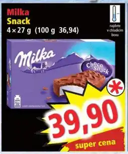 Norma Milka Snack nabídka