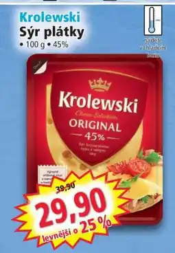 Norma Krolewski Sýr plátky nabídka