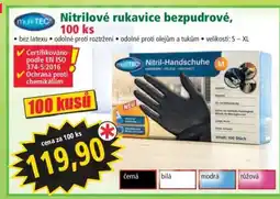 Norma Nitrilové rukavice bezpudrové, 100 ks nabídka
