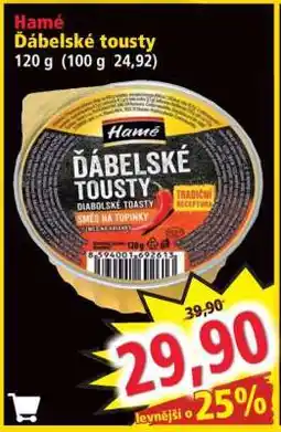 Norma Hamé Ďábelské toasty nabídka