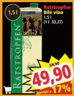 Norma Ratstropfen Bílé víno nabídka