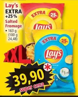 Norma Lay’s EXTRA +25% Salted Fromage nabídka