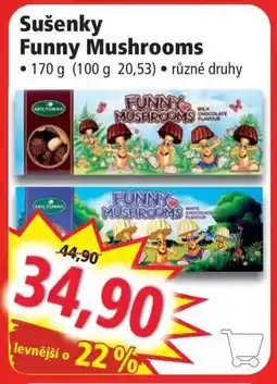 Norma Sušenky Funny Mushrooms nabídka