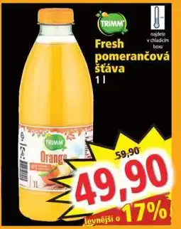 Norma Fresh pomerančová šťáva nabídka