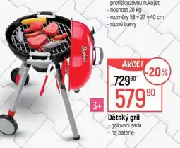 Globus Dětský gril nabídka