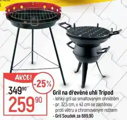 Globus Gril na dřevěné uhlí Tripod nabídka