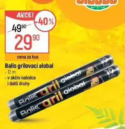 Globus Balis grilovací alobal nabídka