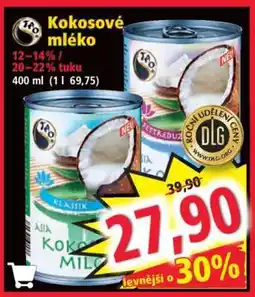 Norma Kokosové mléko nabídka