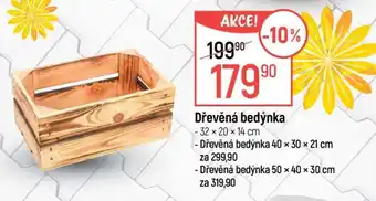 Globus Dřevěná bedýnka nabídka