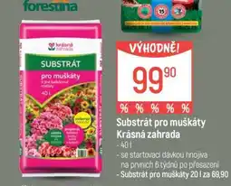 Globus Substrát pro muškáty Krásná zahrada nabídka