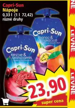 Norma Capri-Sun Nápoje nabídka