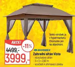 Globus Zahradní altán Vista nabídka