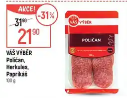 Globus Váš výběr Poličan Herkules, Paprikáš nabídka