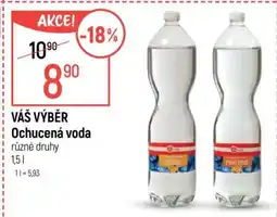 Globus VÁŠ VÝBĚR Ochucená voda nabídka