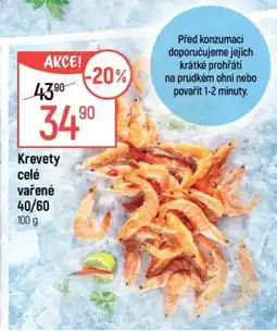 Globus Krevety celé vařené 40/60 nabídka