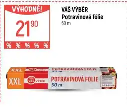 Globus VÁŠ VÝBĚR Potravinová folie nabídka