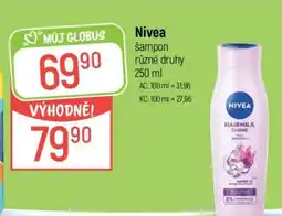Globus Nivea šampon různé druhy 250 ml nabídka