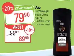 Globus AXE Sprchový gel různé druhy 400 ml nabídka
