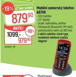Globus Mobilní seniorský telefon A670R nabídka